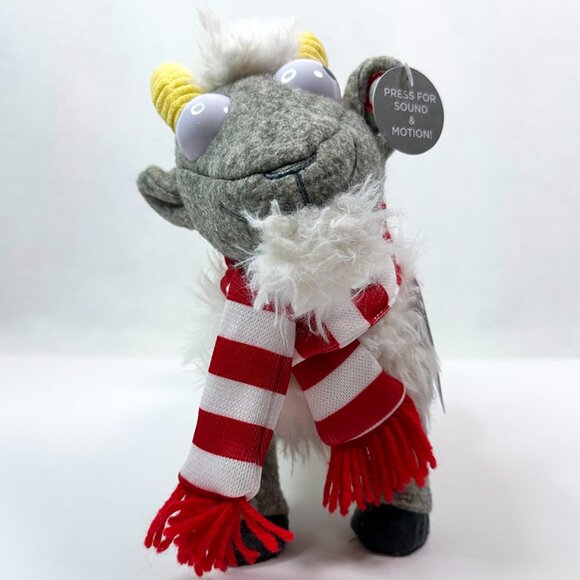 Season's Screaming’s Goat Plush With Sound and Motion Christmas Fainting Goat - Picture 10 of 17